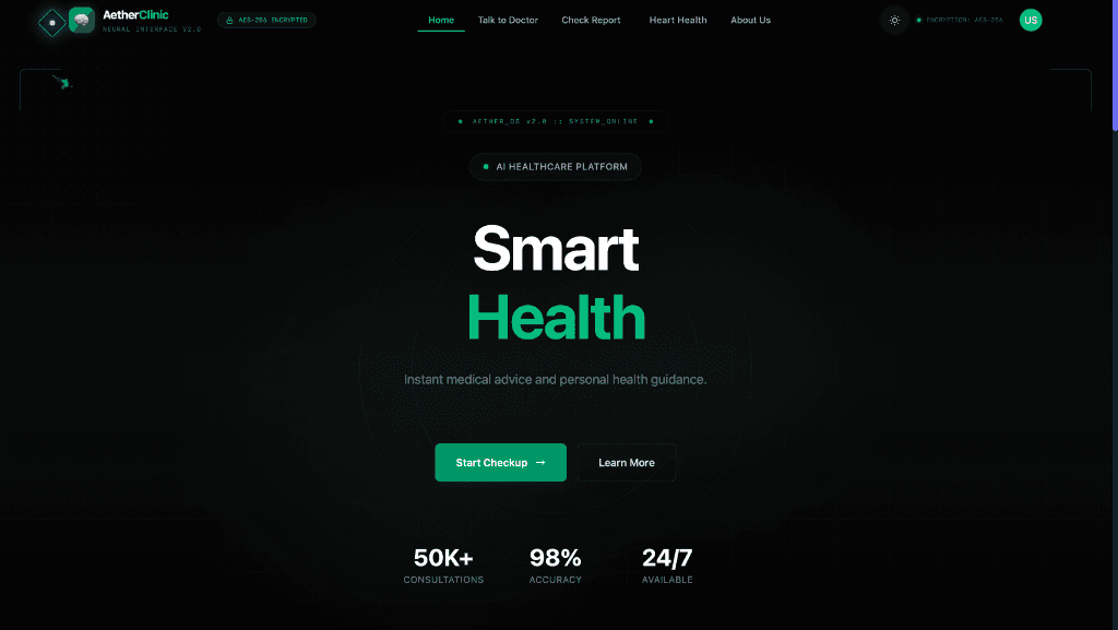 Aether Clinic screenshot