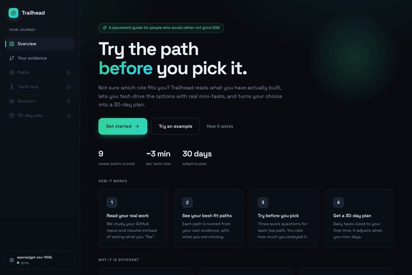 Trailhead screenshot
